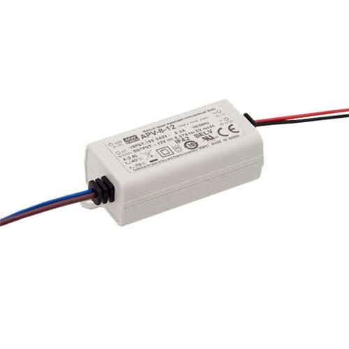 MEAN WELL 8W 24V Constant Voltage Non-Dimmable LED Driver