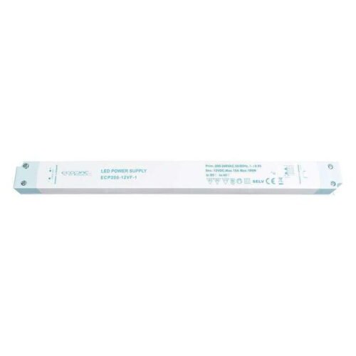 Ecopac 200W 24V Constant Voltage Non-Dimmable LED Driver Slimline Linear