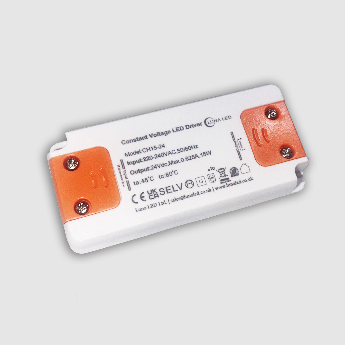 Chico 15W 24V Constant Voltage Non-Dimmable LED Driver 1 Chico 15W 24V Constant Voltage Non-Dimmable LED Driver