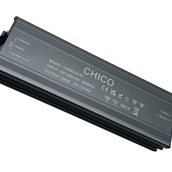 Chico 200W 24V Constant Voltage Non-Dimmable LED Driver