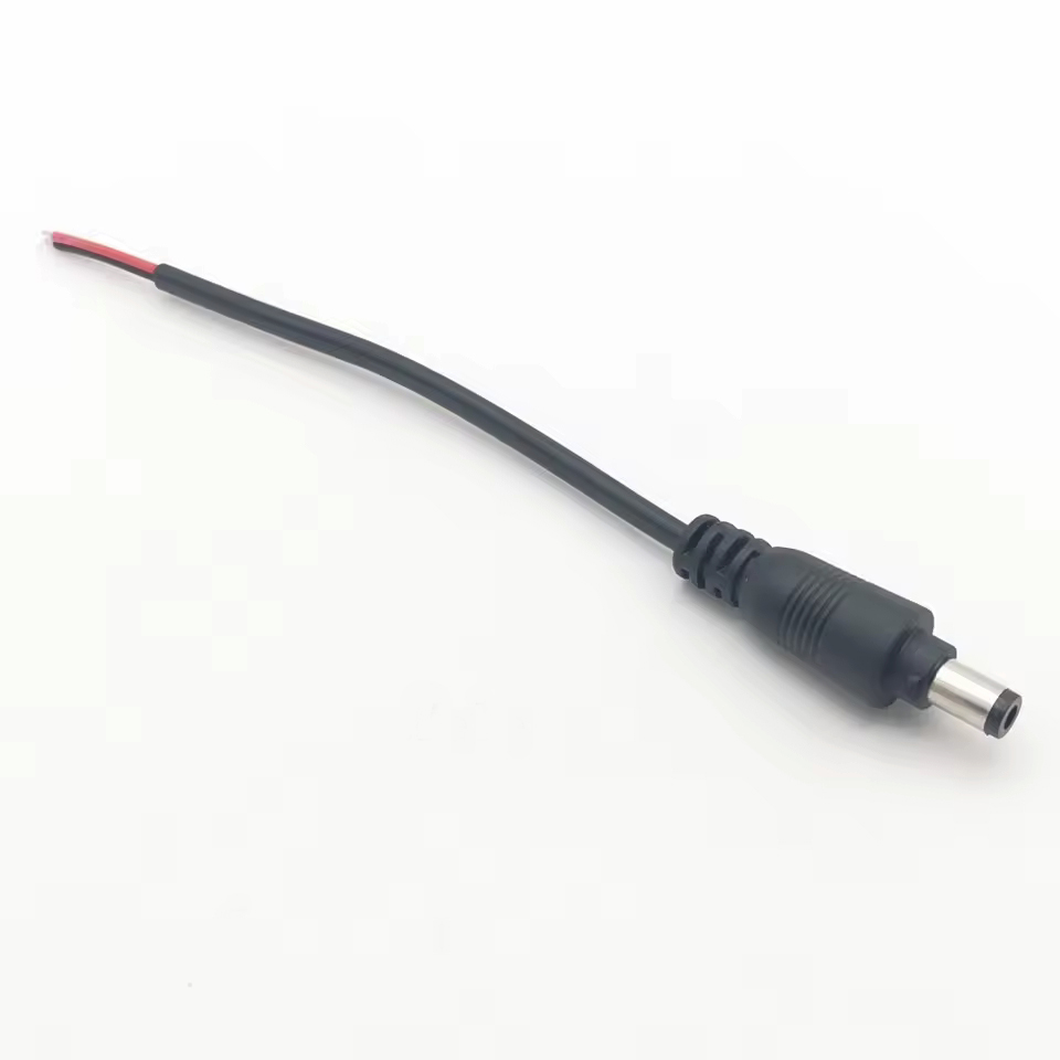 Male DC Connector, Black