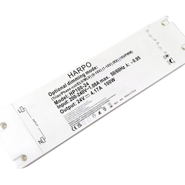 Harpo 100W 24V Constant Voltage 5-IN-1 Dimmable LED Driver