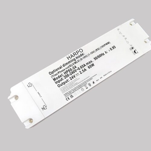 Harpo 60W 24V Constant Voltage 5-IN-1 Dimmable LED Driver – Luna LED Drive